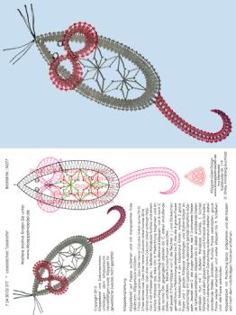 277 Klppelbrief Lesezeichen Leseratte