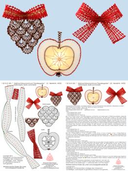 253 Klppelbrief Weihnachtsbaumschmuck "Paradiesgarten"