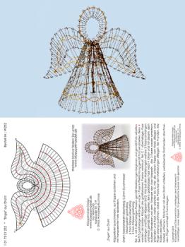 252 Klppelbrief Engel aus Draht