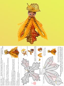 224 Bastelset Herbstgeistlein "Bltterreigen