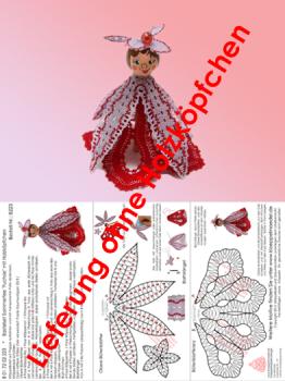 223 Klppelbrief Sommerfee "Fuchsie" ohne Holzkpfchen