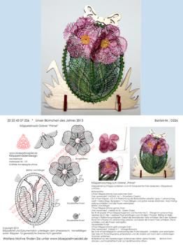 221 Klppelbrief "Primel" - Blmchen des Jahres 2013