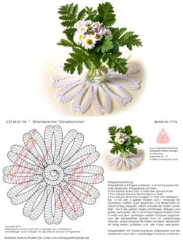 196 Klppelbrief  Bltendeckchen "Gnseblmchen"