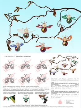 195 Klppelbrief 6 Flgelchen fr Insekten