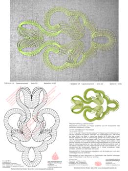 159 Klppelbrief Tulpenornament