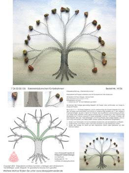 156 Klppelbrief Edelsteinbumchen fr Keilrahmen