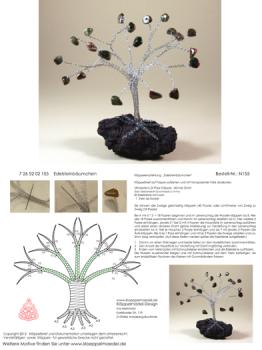 155 Klppelbrief Edelsteinbumchen Miniatur