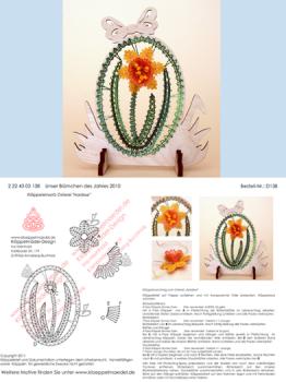 138 Klppelbrief "Narzisse" ( Osterglocke) - Blmchen des Jahres 2010