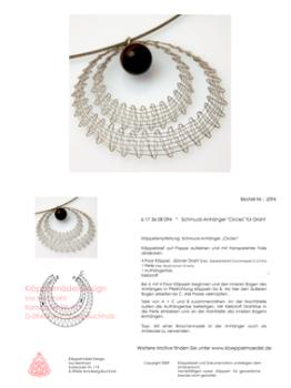 094 Klppelbrief Schmuck-Anhnger "Circles