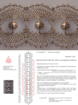 067 Klppelbrief Schmuck-Armband Konvex