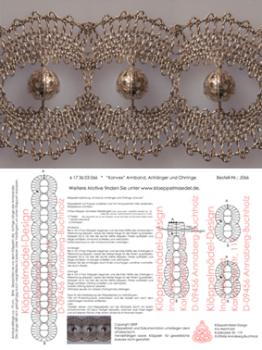 066 Klppelbrief Schmuck-Anhnger+Armband+Ohrringe Konvex