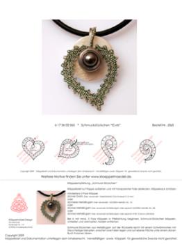 065 Klppelbrief 4 Schmuck-Anhnger "Curls" fr Wechselschmuck