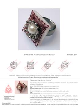 064 Klppelbrief 4 Schmuck-Anhnger "Fantasy fr Wechselschmuck