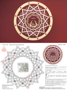 045 Klppelbrief Stern fr Ringpyramide