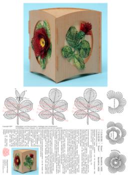 035 Klppelbrief "Rosen"