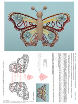026 Klppelbrief Schmetterling "Tagpfauenauge" fr Holzkrper