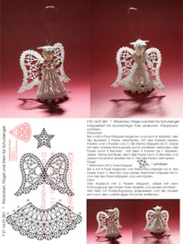012 Klppelbrief Rckchen Flgel und Kopfputz fr "Schutzengel"