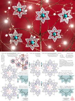 665 Klppelbrief Baumbehang "Eiskristall"