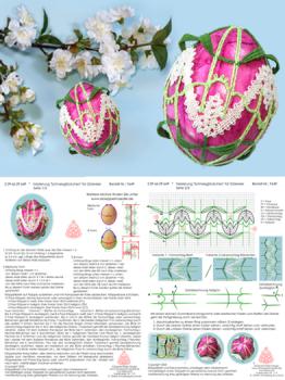 649 Klppelbrief Verzierung "Schneeglckchen" fr Ostereier