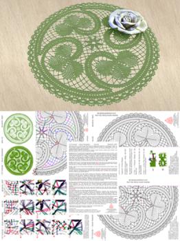 636 Klppelbrief  Decke Kleebltter