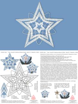 626 Klppelbrief Stern "Arcalis" fr Weihnachtsbaumspitze