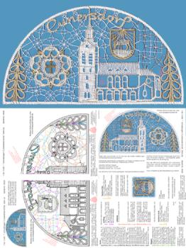 620 Klppelbrief Schwibbogen "Cunersdorfer Kirche"