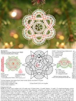 589 Klppelbrief "Schnee-Sternchen 2023"