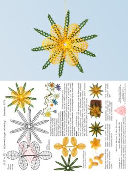 573 Klppelbrief "Winterling" - Frhblher in 3D-Optik zum Aufhngen