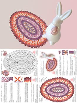 569 Klppelbrief Groes Osterei "Ajour"