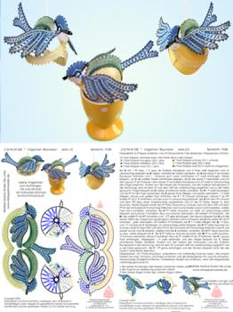 538 Klppelbrief Vgelchen Blaumeise"