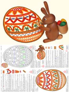 536 Klppelbrief Groes Osterei "Wie gemalt"