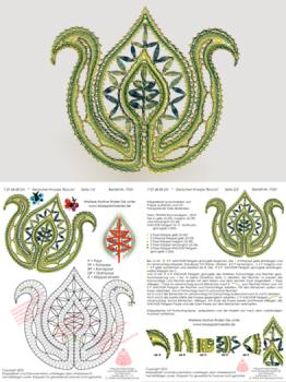 531 Klppelbrief Deckchen Knospe "Boccio"