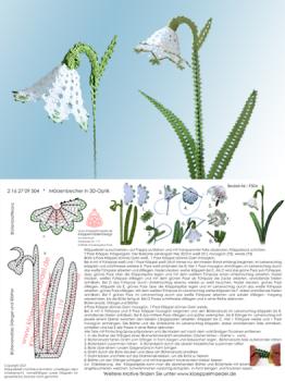 504 Klppelbrief "Mrzenbecher"   -   Blmchen in 3D-Optik