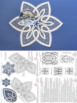 489 Klppelbrief  Decke "Asterisco"