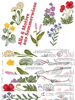 477 Klppelbrief "6 Motive" Sommerwiese