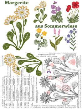 471 Klppelbrief "Margerite" aus Sommerwiese