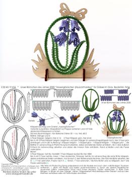 456 Klppelbrief "Hasenglckchen" - Blmchen des Jahres 2020