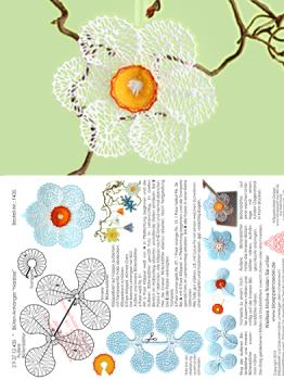 435 Klppelbrief "Narzisse" - Frhblher in 3D-Optik zum Aufhngen