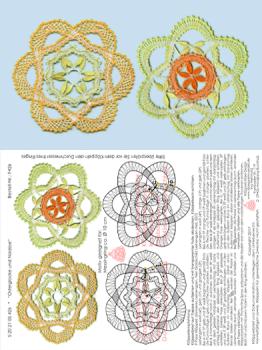 426 Klppelbrief "Osterglocke und Narzisse in die Blte geblickt