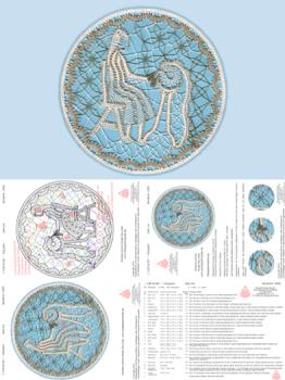 392 Klppelbrief Motiv "Klpplerin"