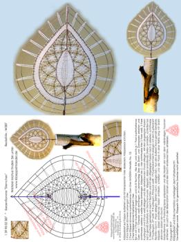 387 Klppelbrief Kerzenflamme Sternchen"