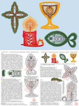 361 Klppelbrief 4 Motive Kommunion - Konfirmation"