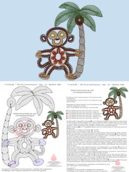 360 Klppelbrief Affe - Wo ist meine Kokosnuss"