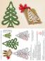 Preview: 422 Klöppelbrief "Tannenbaum" Motiv in 2 verschiedenen Größen