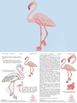 404 Klöppelbrief "Flamingo"