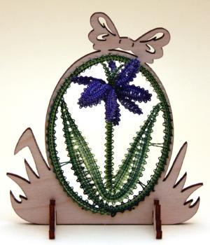 190 Klöppelbrief "Blaustern - Scilla" - Blümchen des Jahres 2012