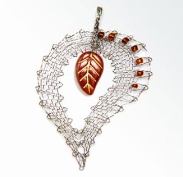 Preview: 219 Klöppelschmuck Bastelset  „Zimtblättchen“