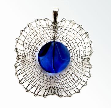 353 Klöppelschmuck Bastelset „Bläuling“