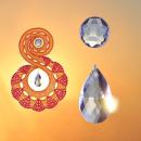 P107 Zubehör-Set “2 Kristall-Perlen für Suncatcher ”S”